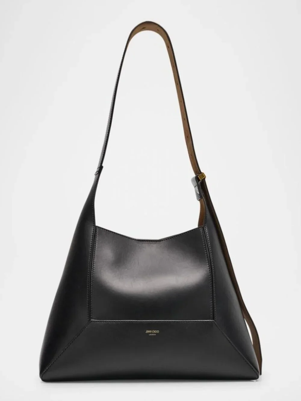 Jimmy‎ Choo Diamond Hobo Leather Shoulder Bag